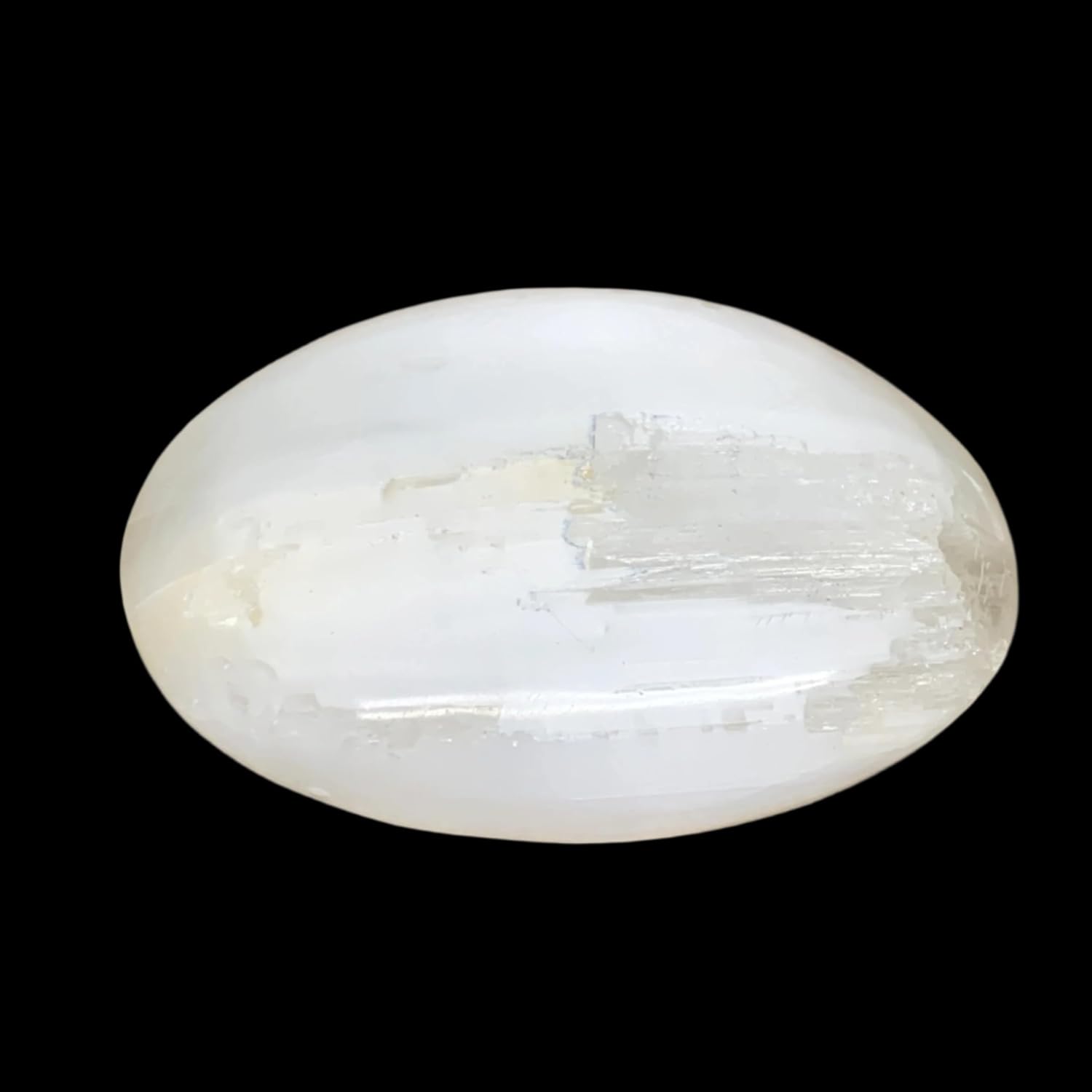 WatanGems Large Selenite Palm-Stone Crystal 067 lbs