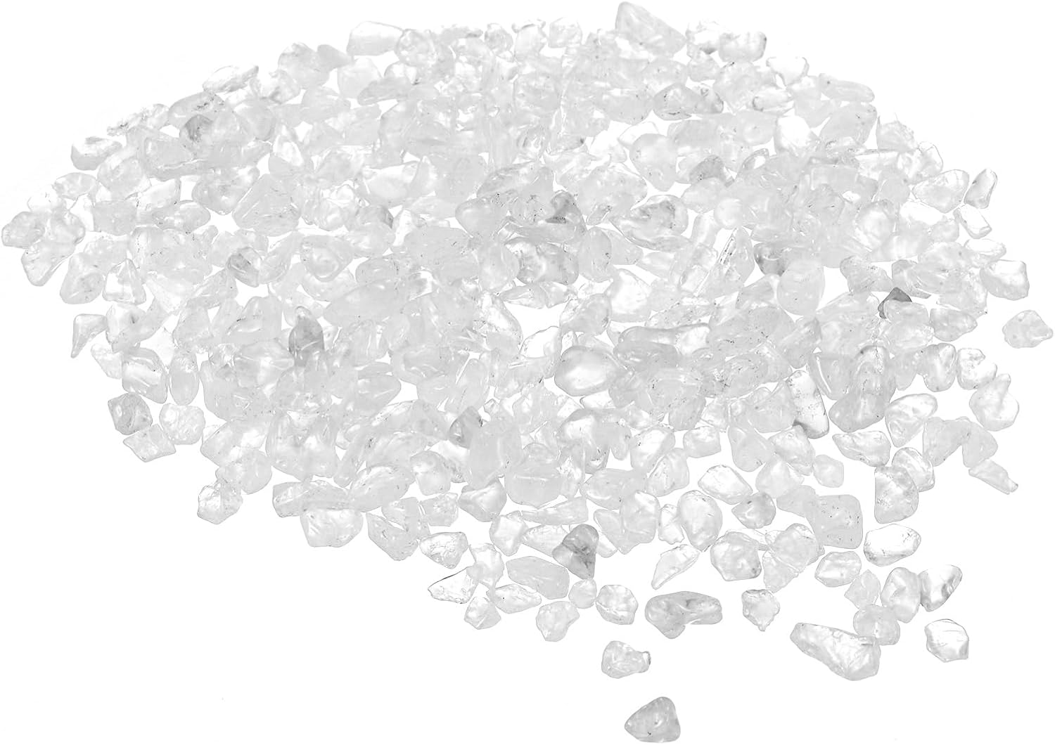 MECCANIXITY White Tumbled Quartz Decor Stones 5-7mm