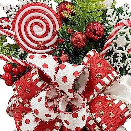FRECI Teardrop Wreath Green Leaves Holiday Decor