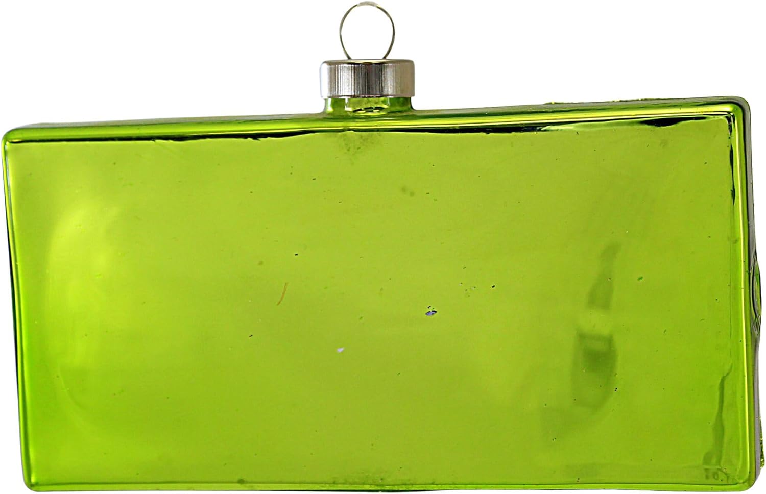 Glass Christmas Ornament with Glitter Accents 1