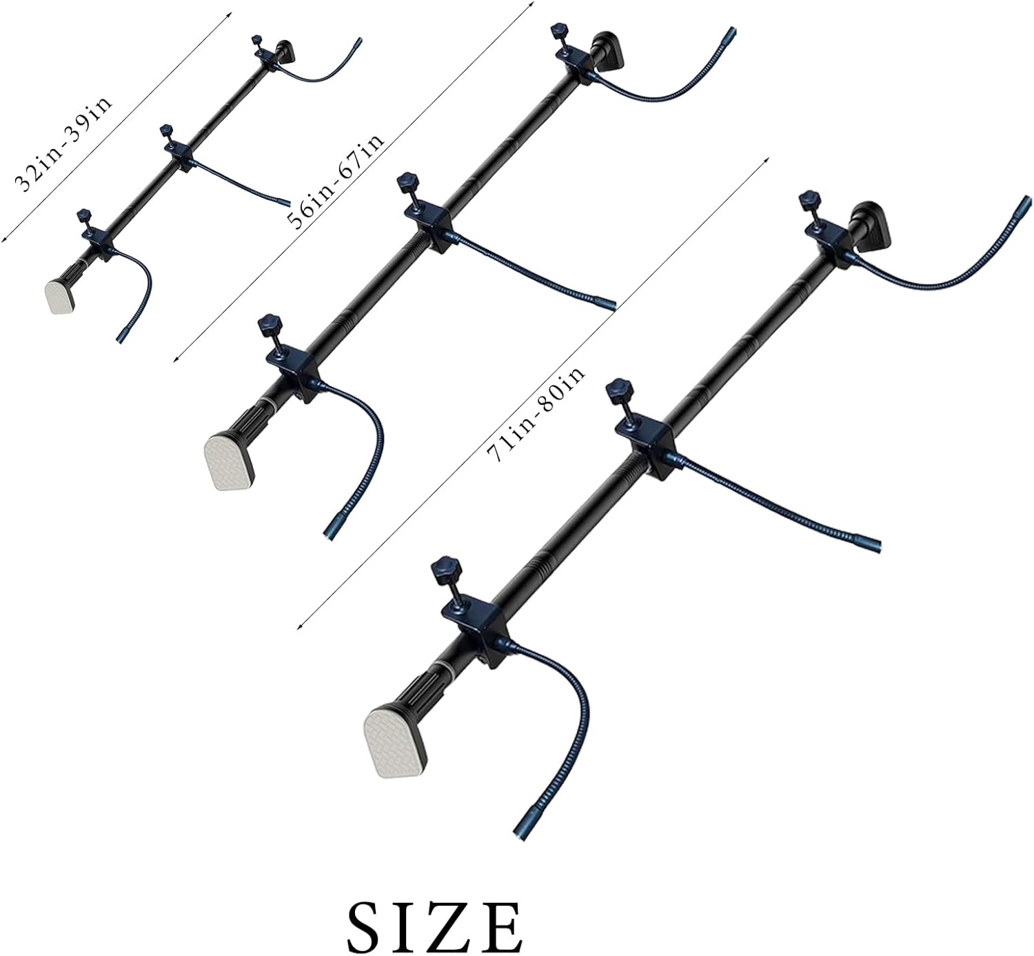 EGH Adjustable Door Garland Hanger No Screws