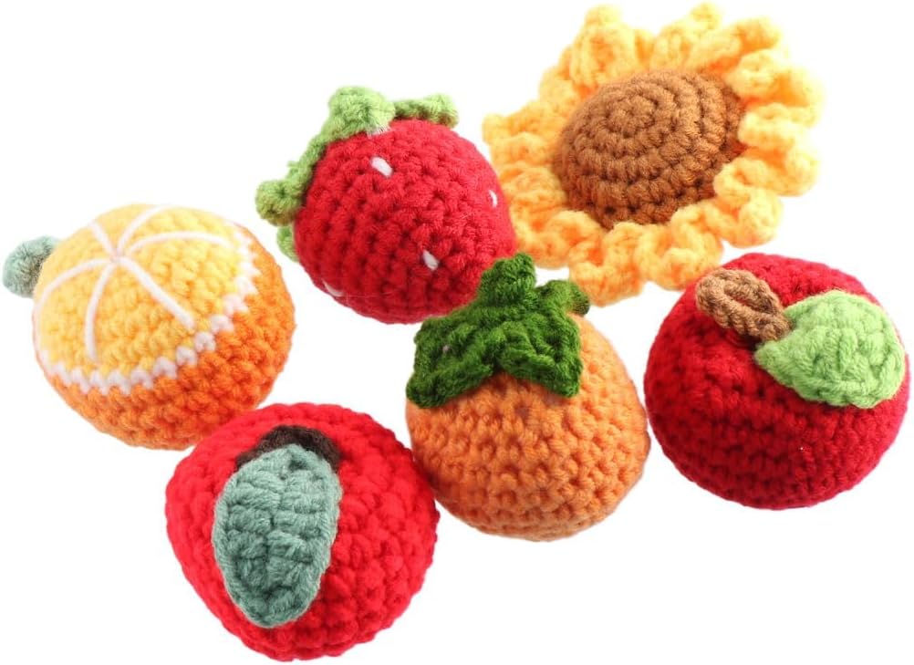 Leadigol Crochet Strawberry Sunflower DIY Craft Kit