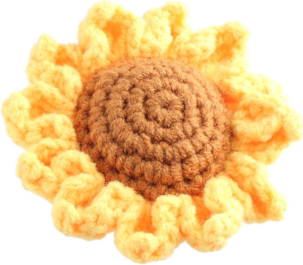 Leadigol Crochet Strawberry Sunflower DIY Craft Kit