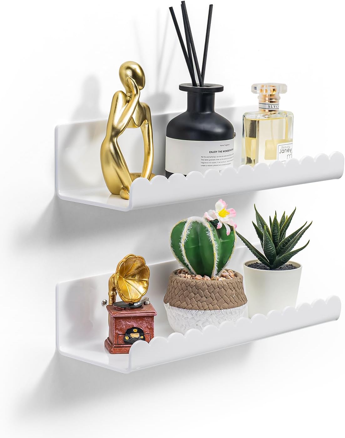 Forzacx Floating Shelves Wall 2 Pack Durable Design