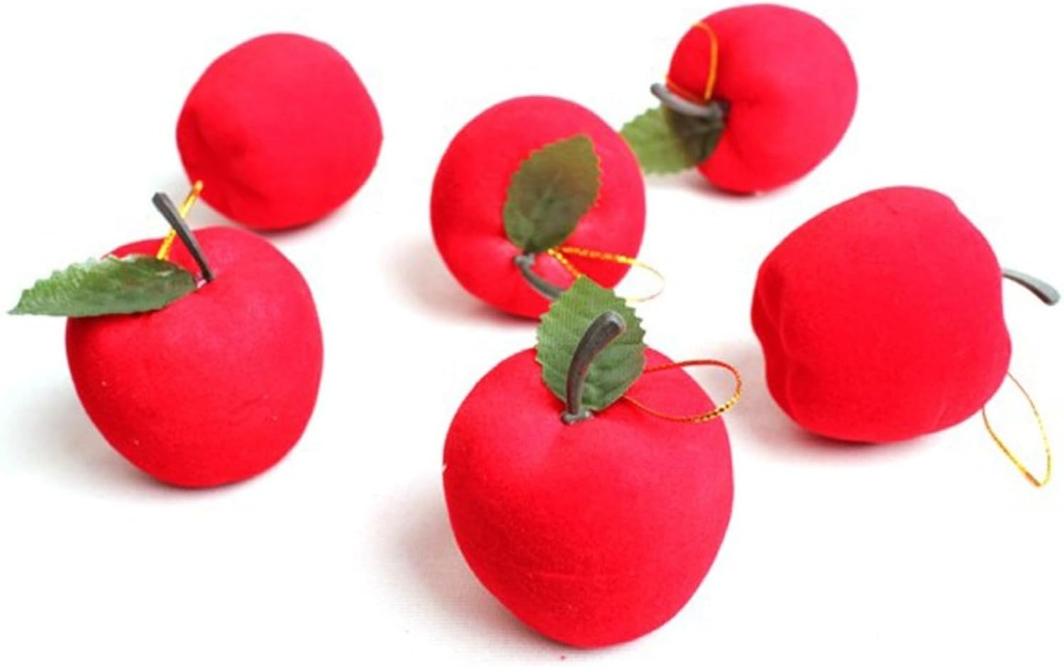 24pcs 3D Felt Apple School Party Decorations