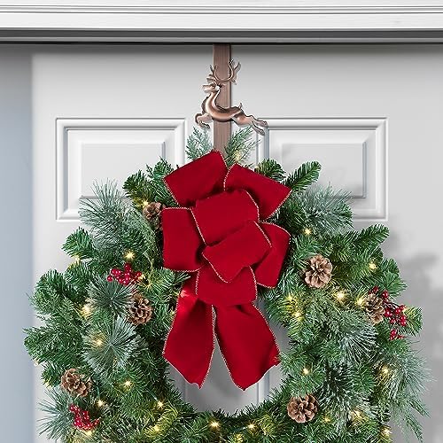 Haute Decor Adjustable Wreath Hanger with Seasonal Icons