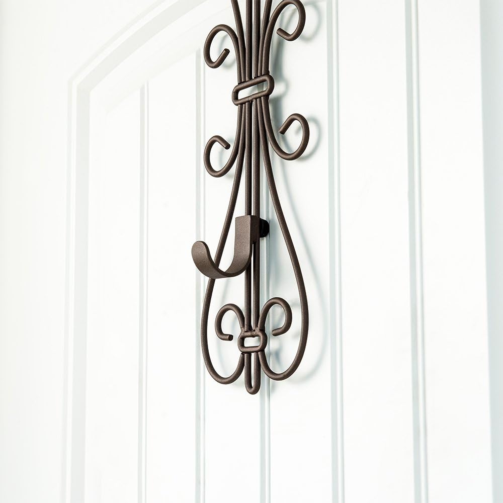 Front Door Wreath Hanger - Adjustable Hook Length