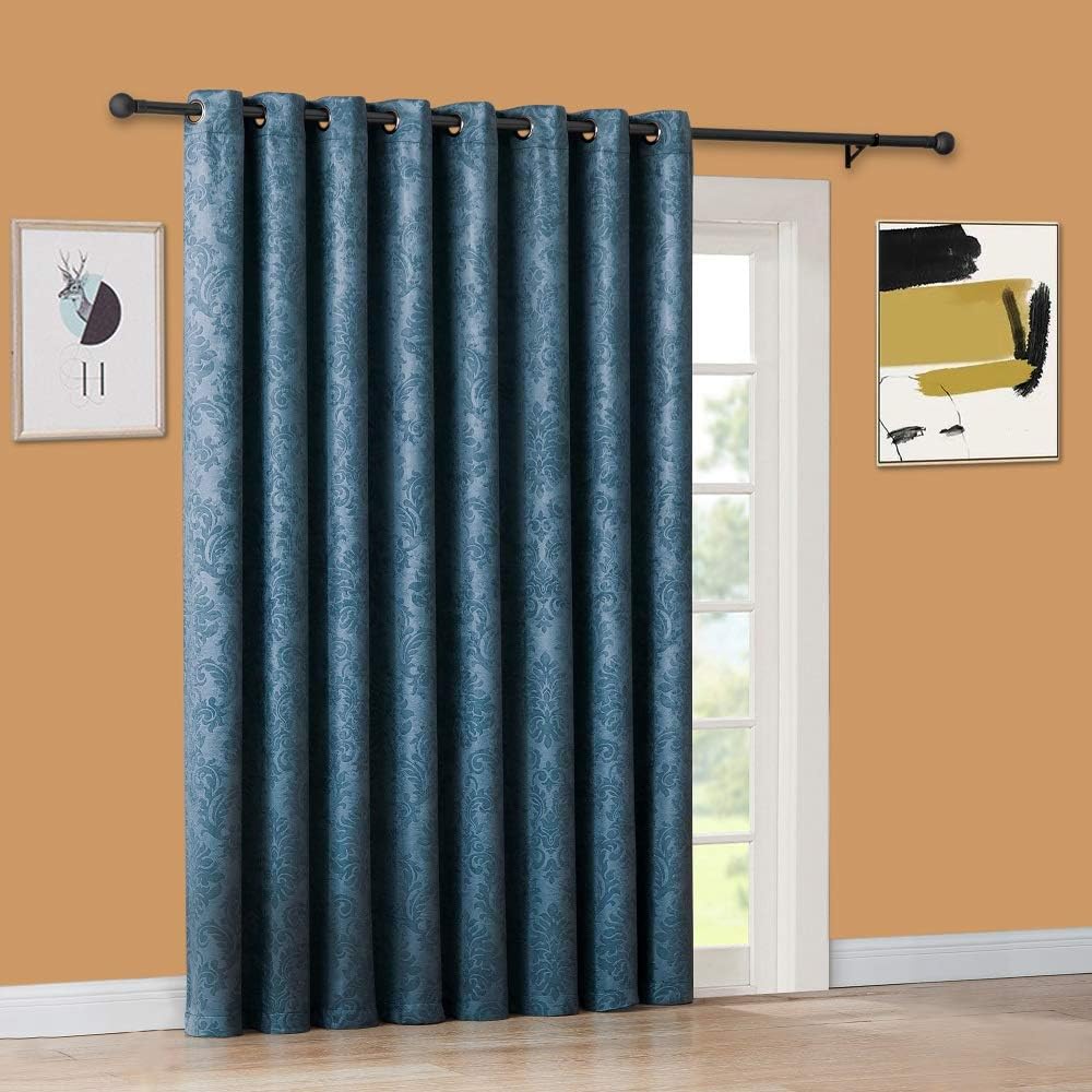 Warm Home Designs 102 x 96 Inch Blue Teal Panel Curtains