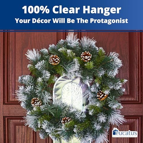 Non Scratch 100 Clear 12 Inch Wreath Hanger