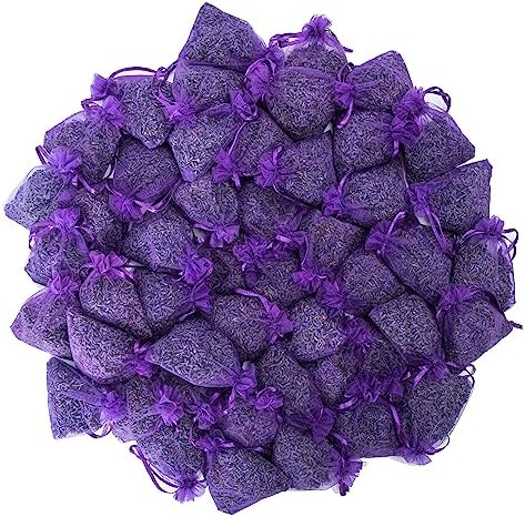 French Lavender Sachets Set of 48 Purple Fresh Fragrance
