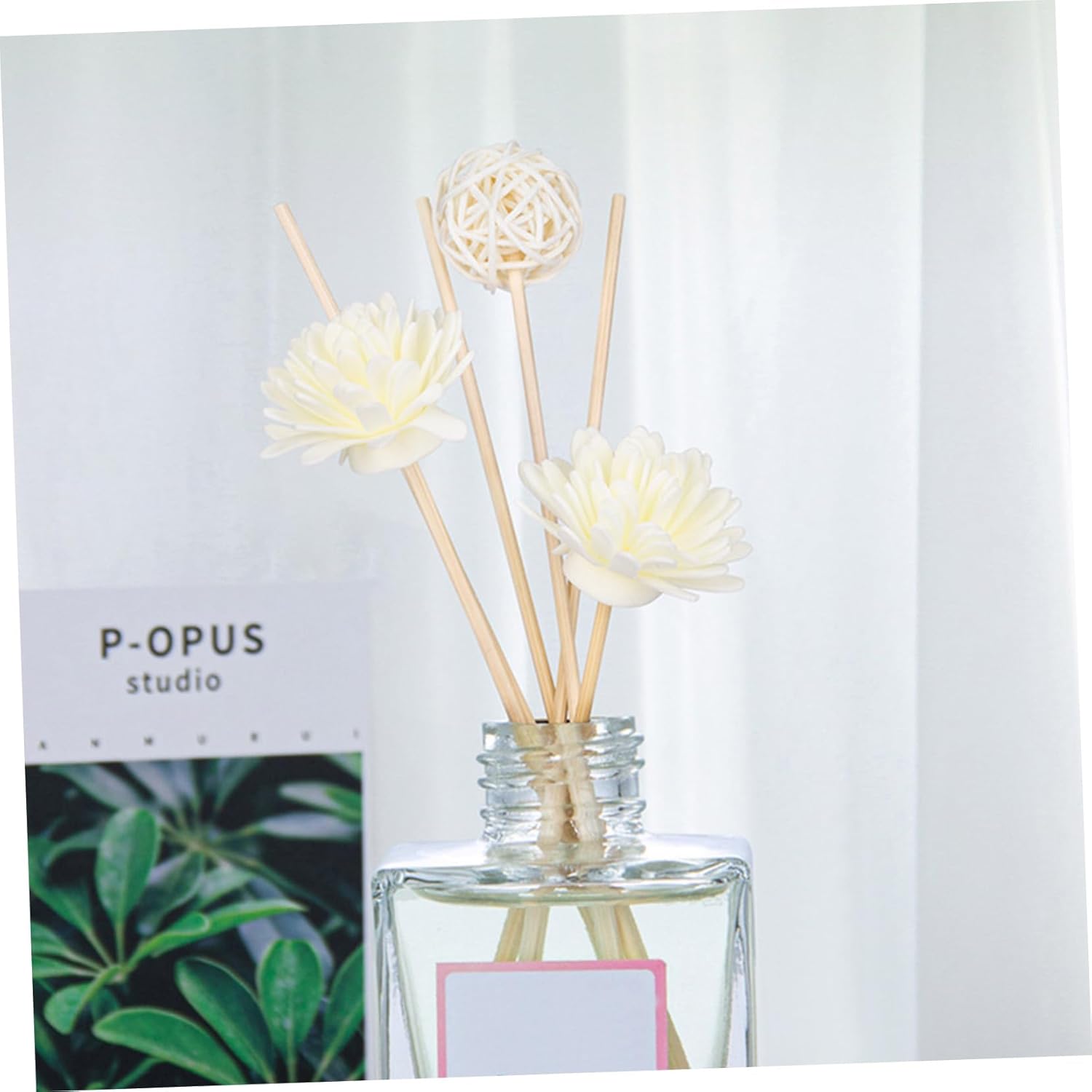 5set Chrysanthemum Scented Rattan Diffuser Sticks for Home Fragrance