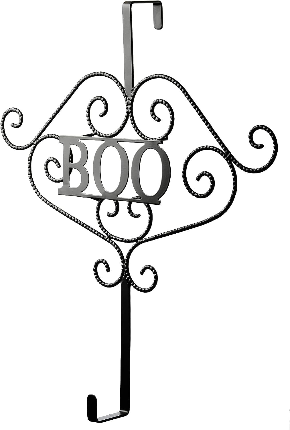 National Tree Boo Wreath Hanger Halloween 17 Inches