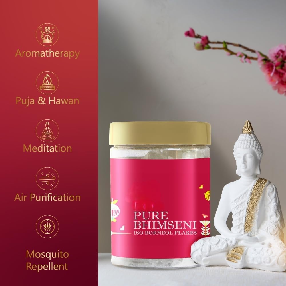 Pure Bhimseni Camphor Kapoor Jar 250g