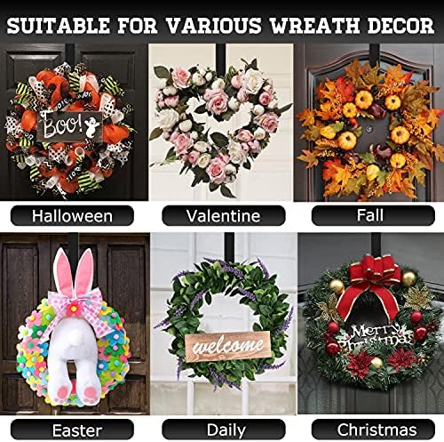 Komotu 15 Inch Wreath Hanger for Front Door