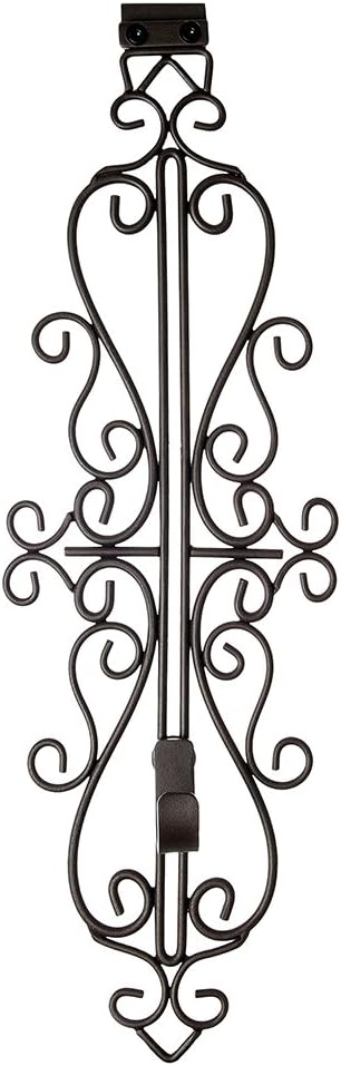 Front Door Wreath Hanger - Colonial Design Brown