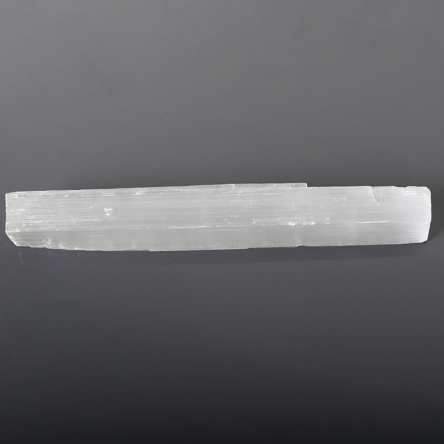 REAL GEMS Natural Selenite Rod 344 Grams Healing Crystal