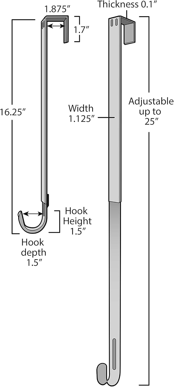 Haute Decor Adjustable Wreath Hanger with Pumpkin Icon
