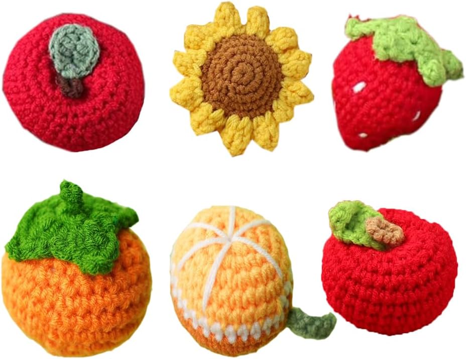 Leadigol Crochet Strawberry Sunflower DIY Craft Kit