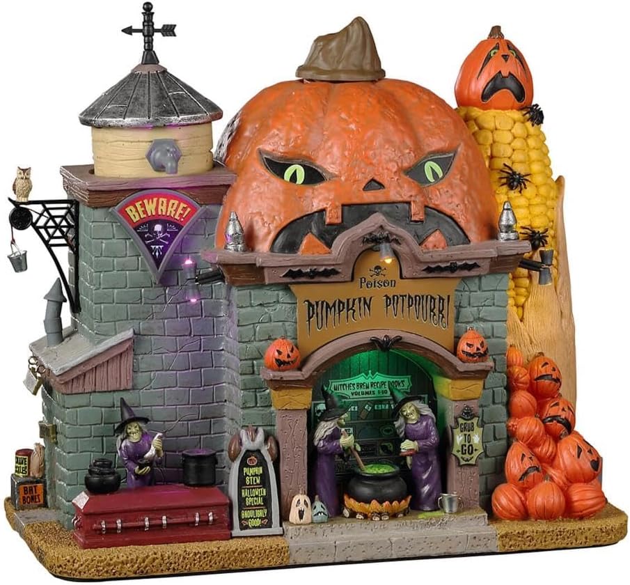 Lemax Village Collection Poison Pumpkin Potpourri with Adaptor