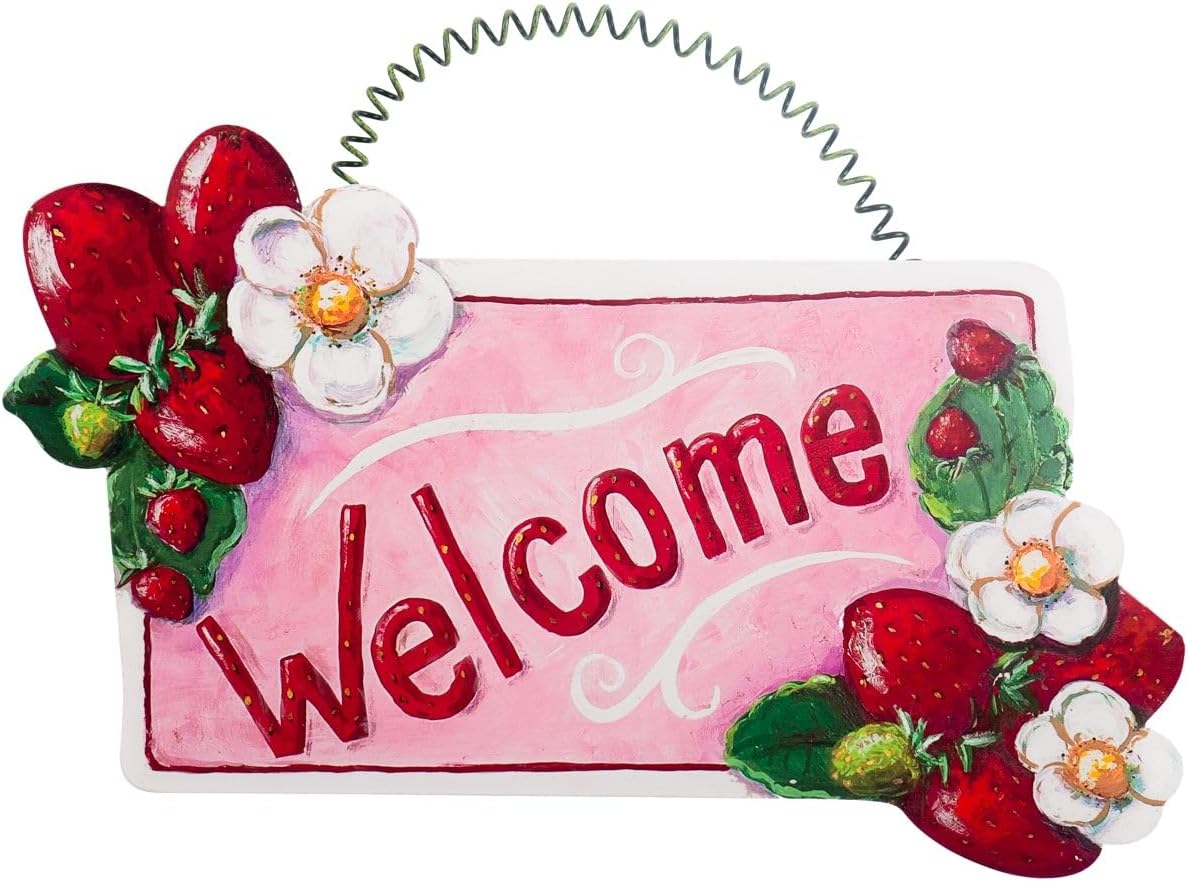 The Round Top Collection Strawberry Hanging Ornament