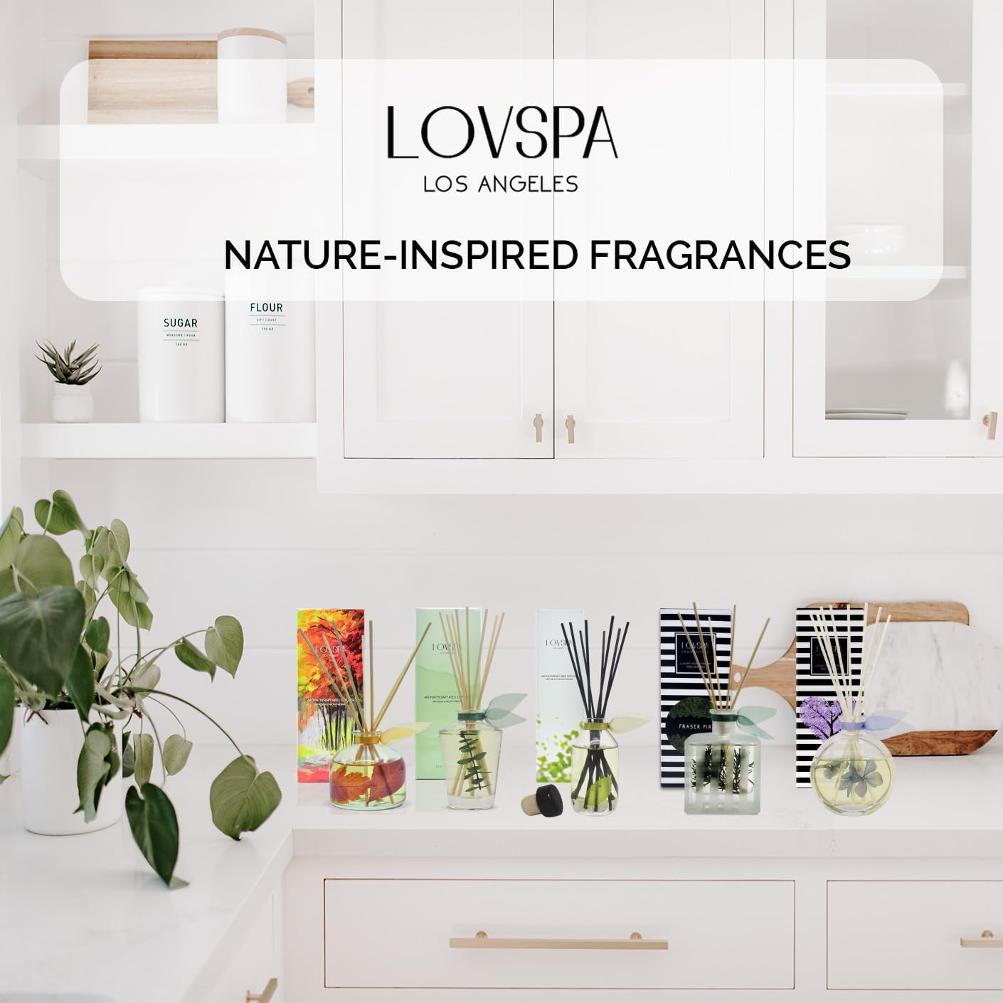 LOVSPA Mahogany Teakwood Reed Diffuser Refill 4 oz