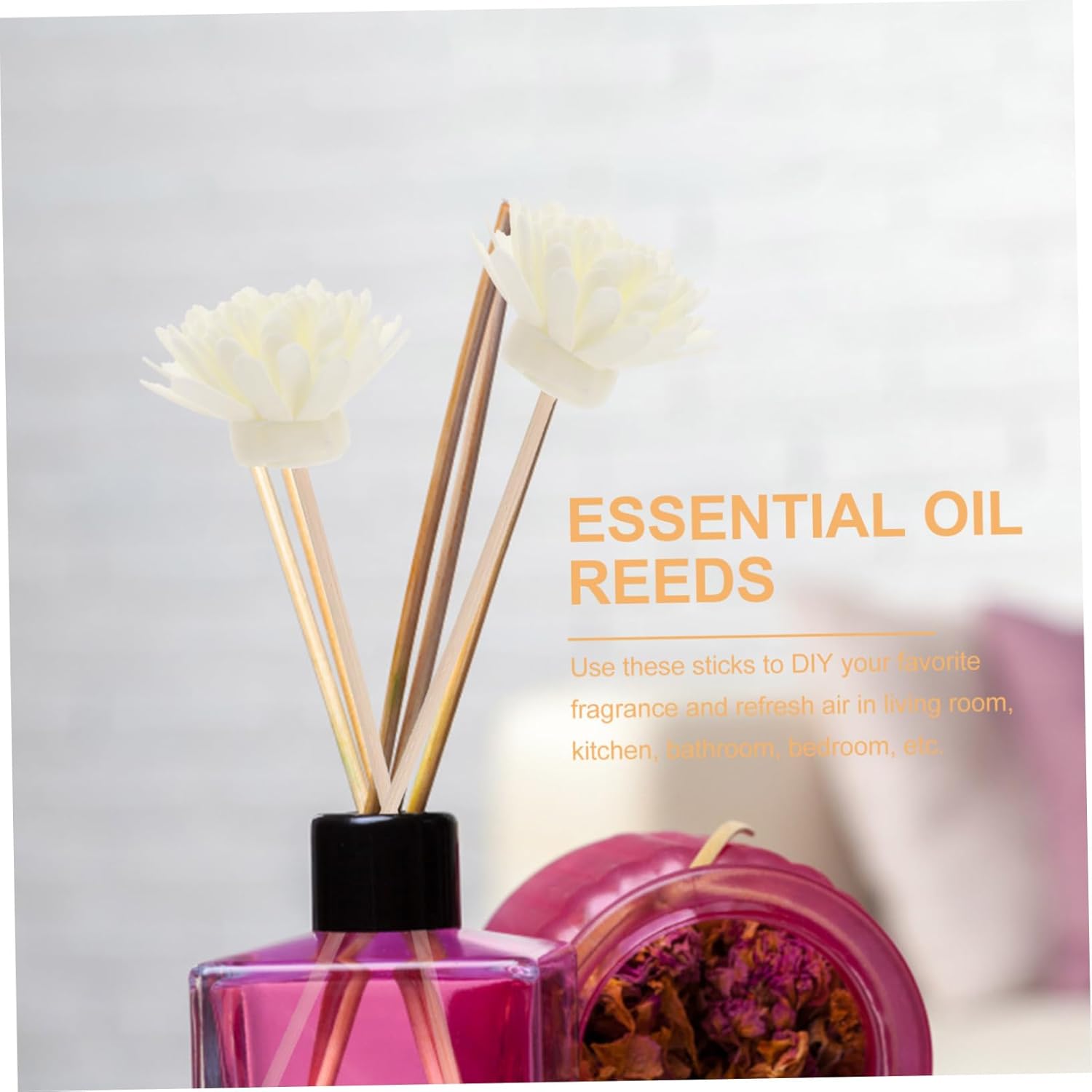 Luxshiny 5set Chrysanthemum Scented Diffuser Sticks