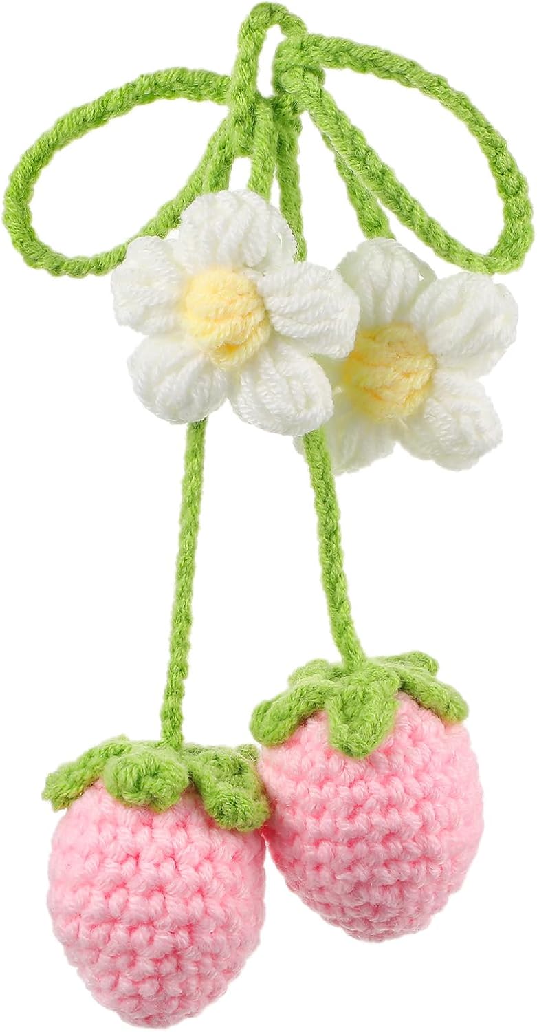Strawberry Car Hanging Decor 2 Pack