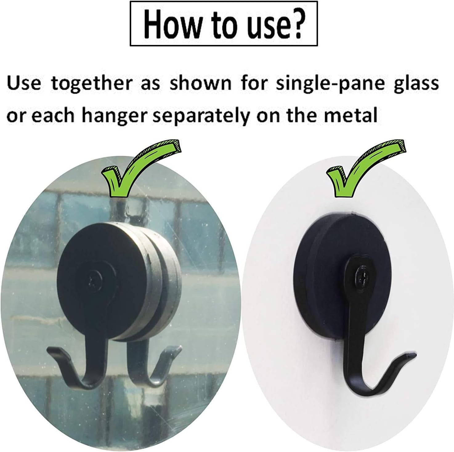 Pmsanzay Magnetic Wreath Hanger - 2 Pack