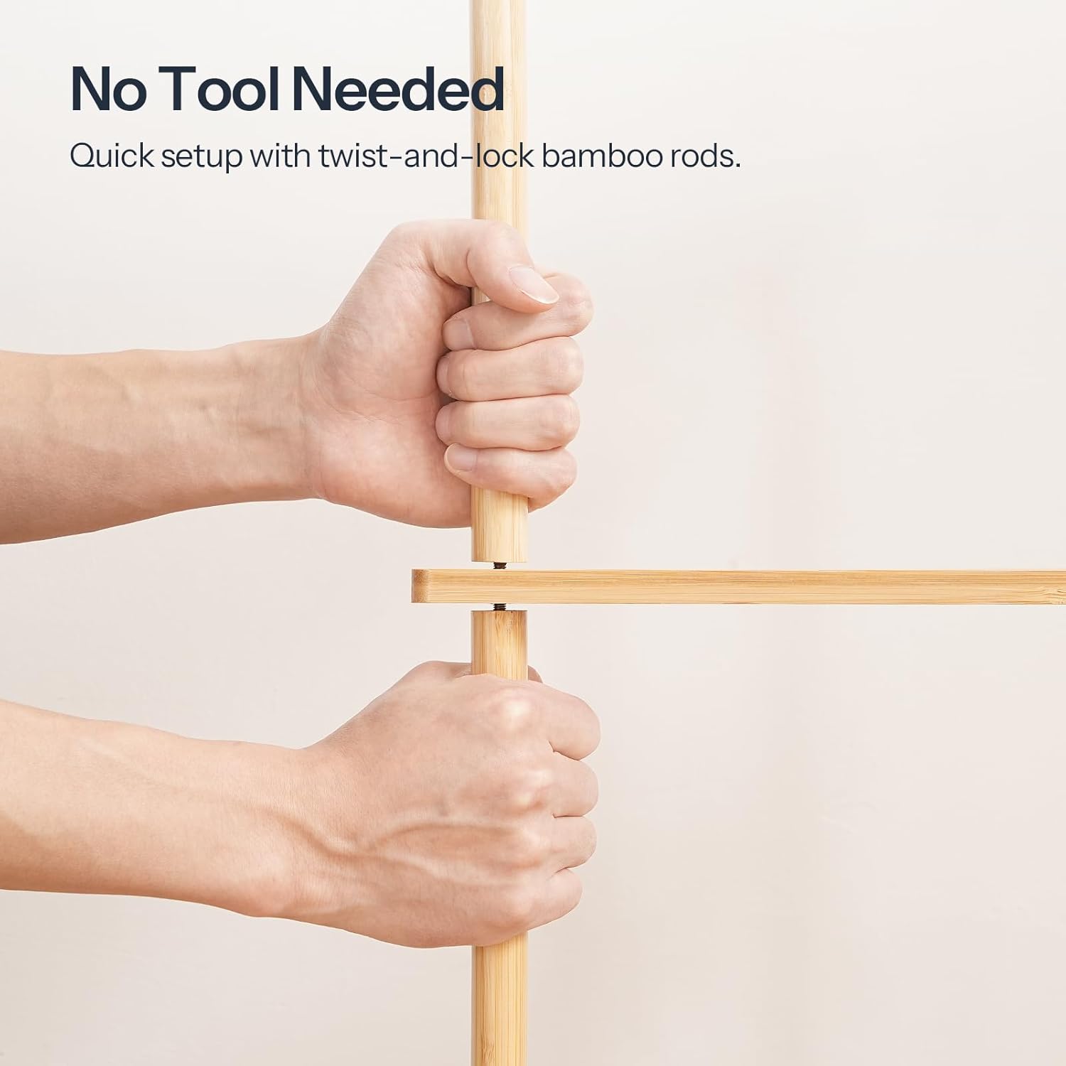 HOOBRO 5-Tier Bamboo Corner Bookshelf Stand