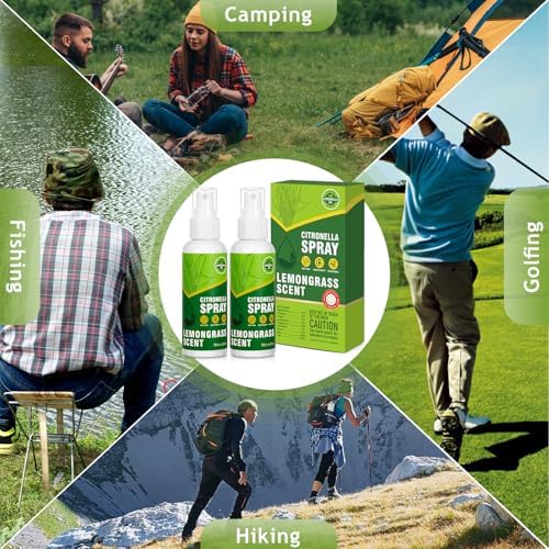 DERDUFT Citronella Spray 200ml DEET-Free Natural Scent