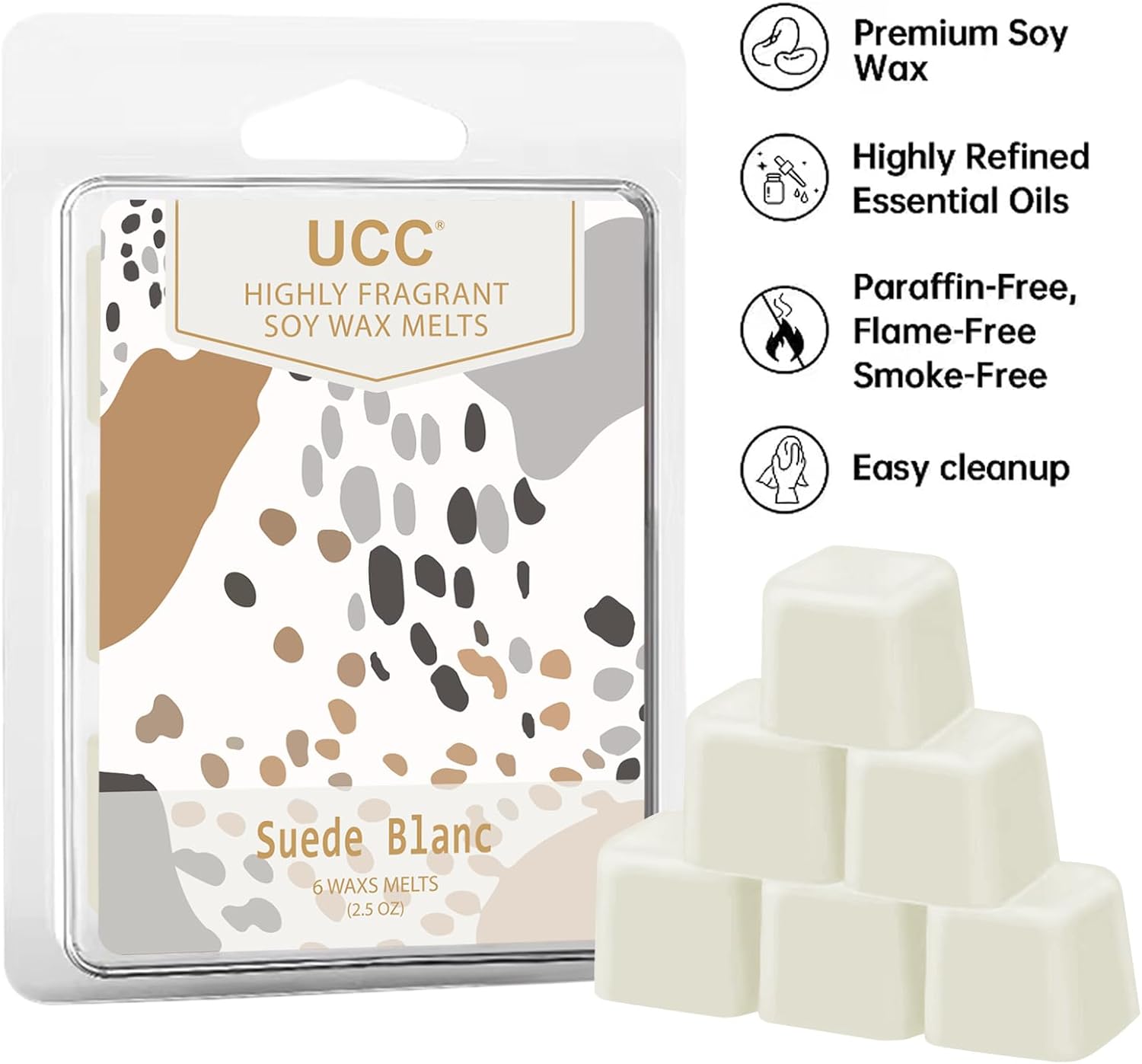 UCC Natural Wax Melts 4 Pack Strong Fragrance