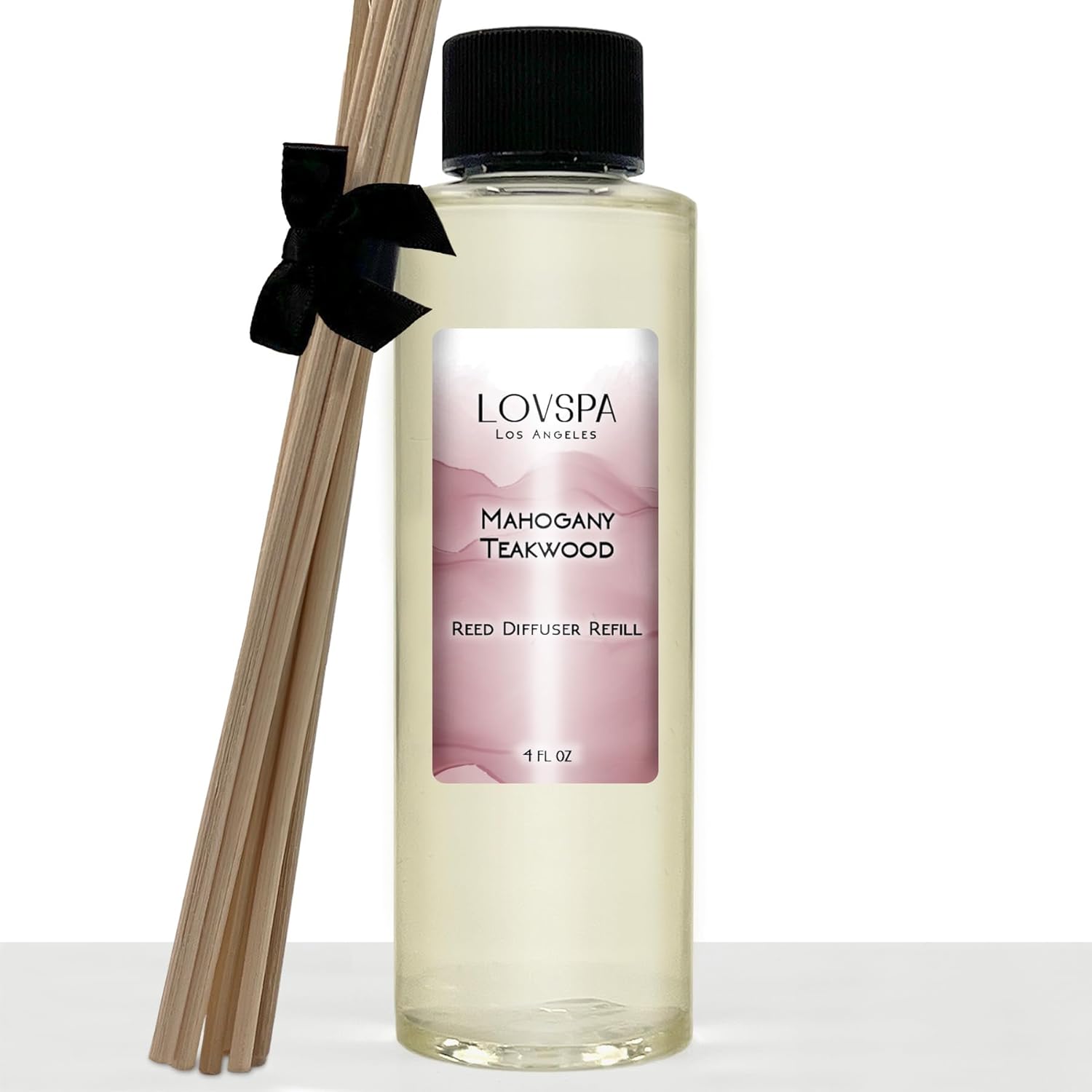 LOVSPA Mahogany Teakwood Reed Diffuser Refill 4 oz