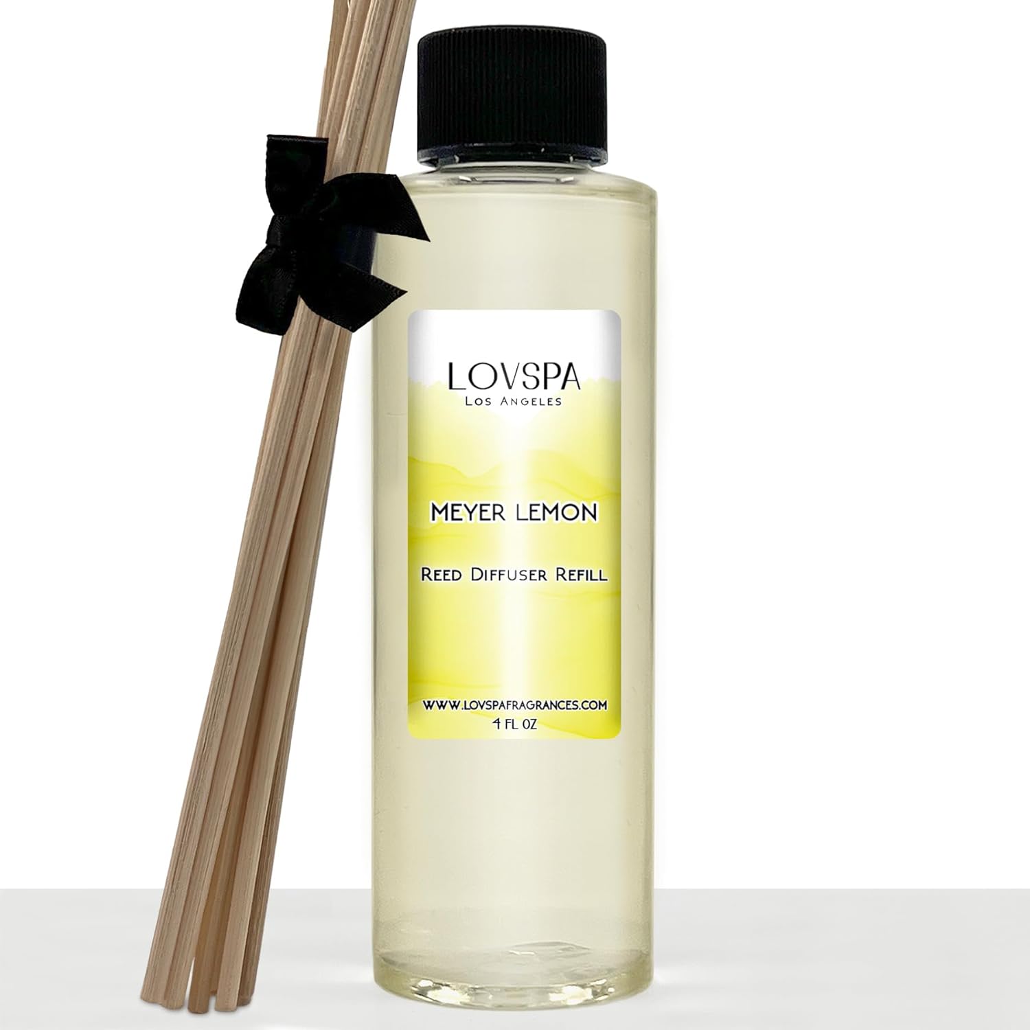 LOVSPA Meyer Lemon Diffuser Oil Refill with Replacement Reeds