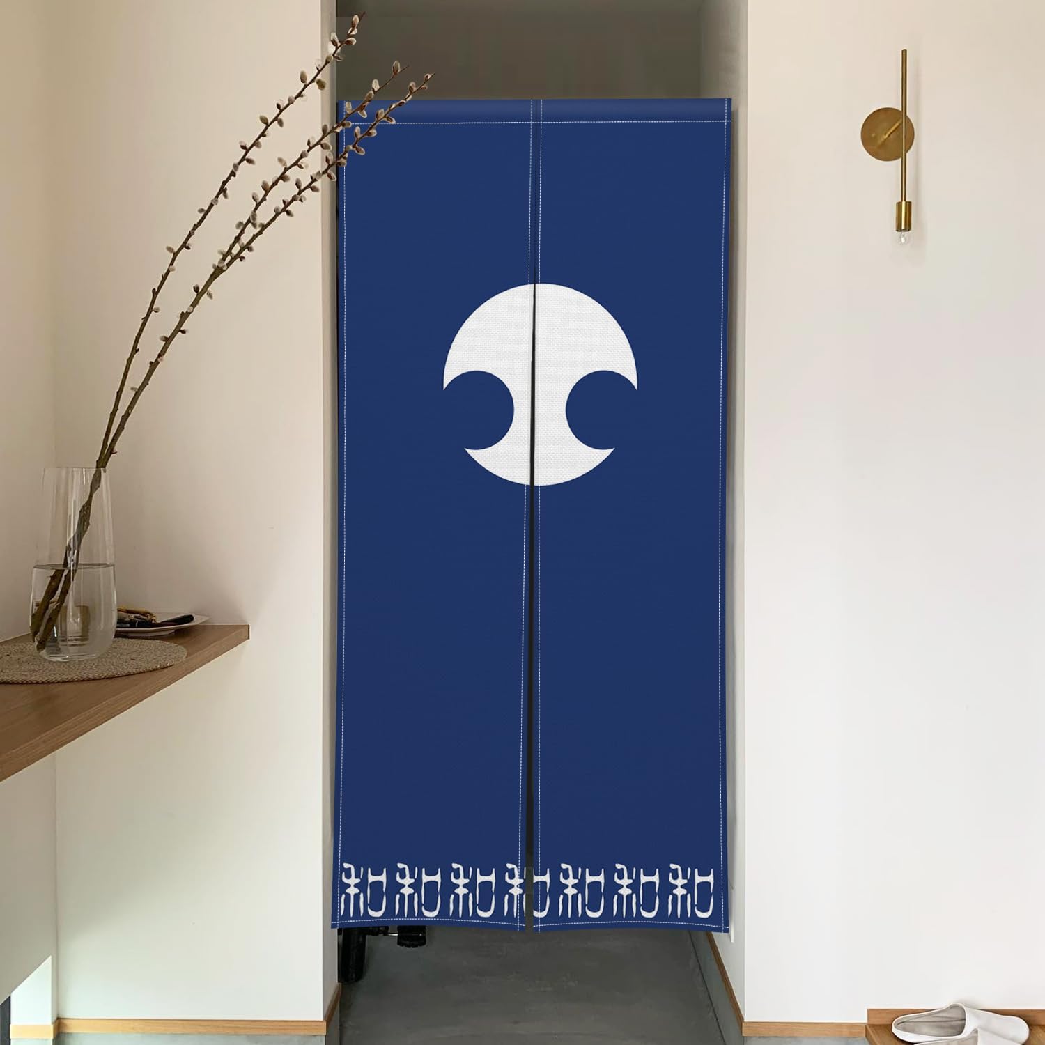 Traditional Japanese Noren Door Curtain 34x60 Inch 1