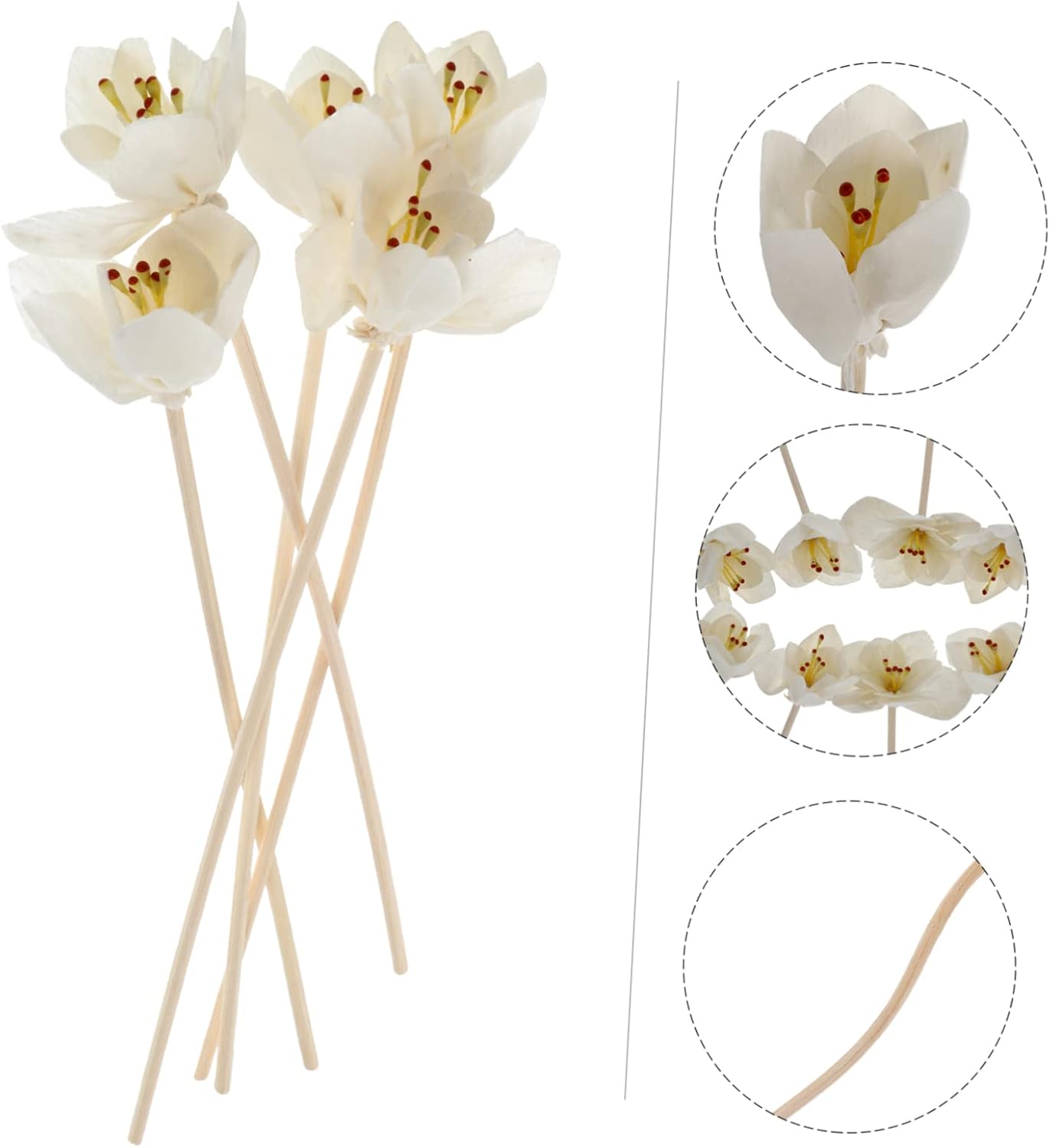 IMIKEYA 5pcs Rattan Sticks Diffuser Accessories