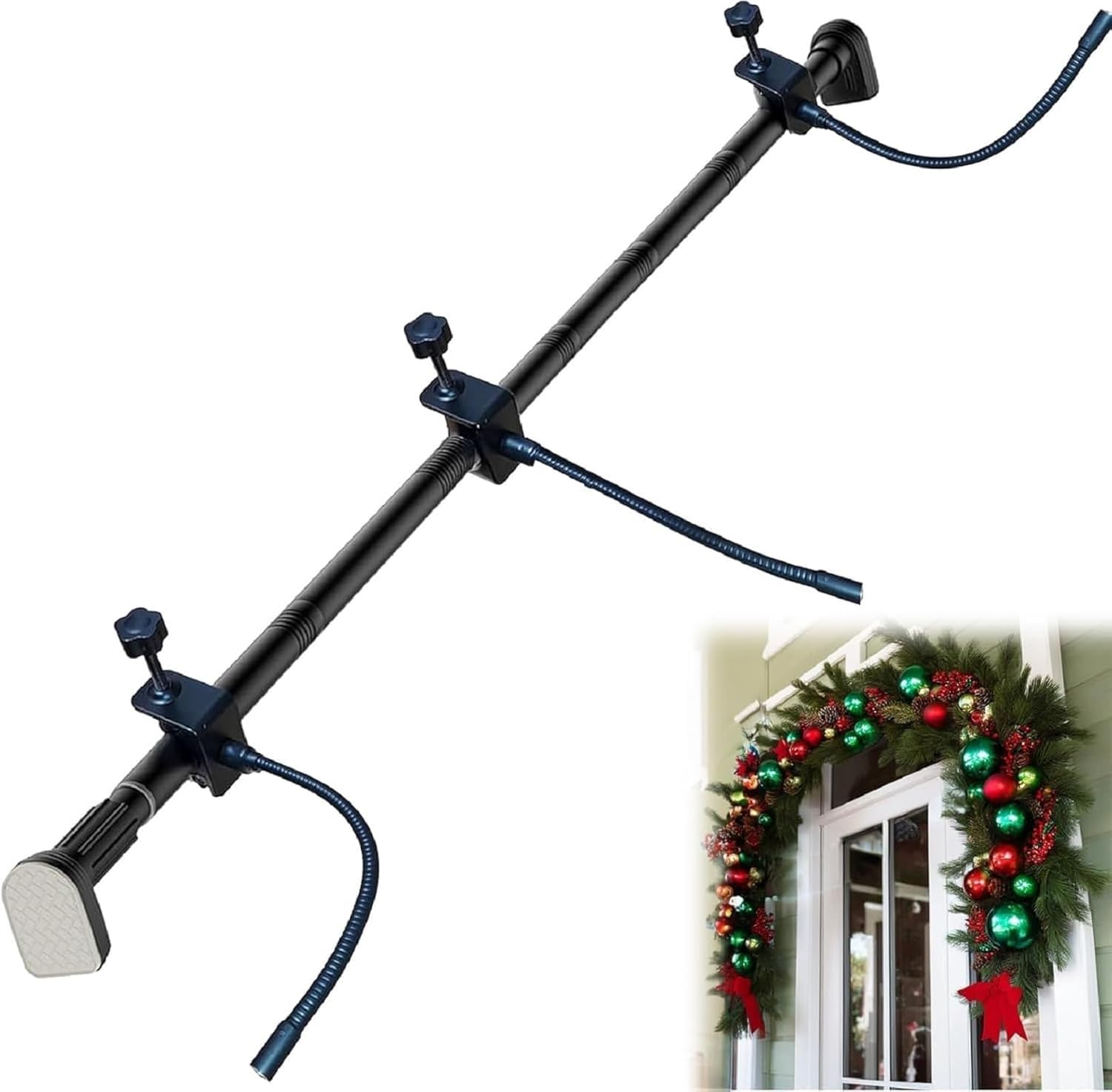 Adjustable Garland Hanger for Doors 32-80 Inches