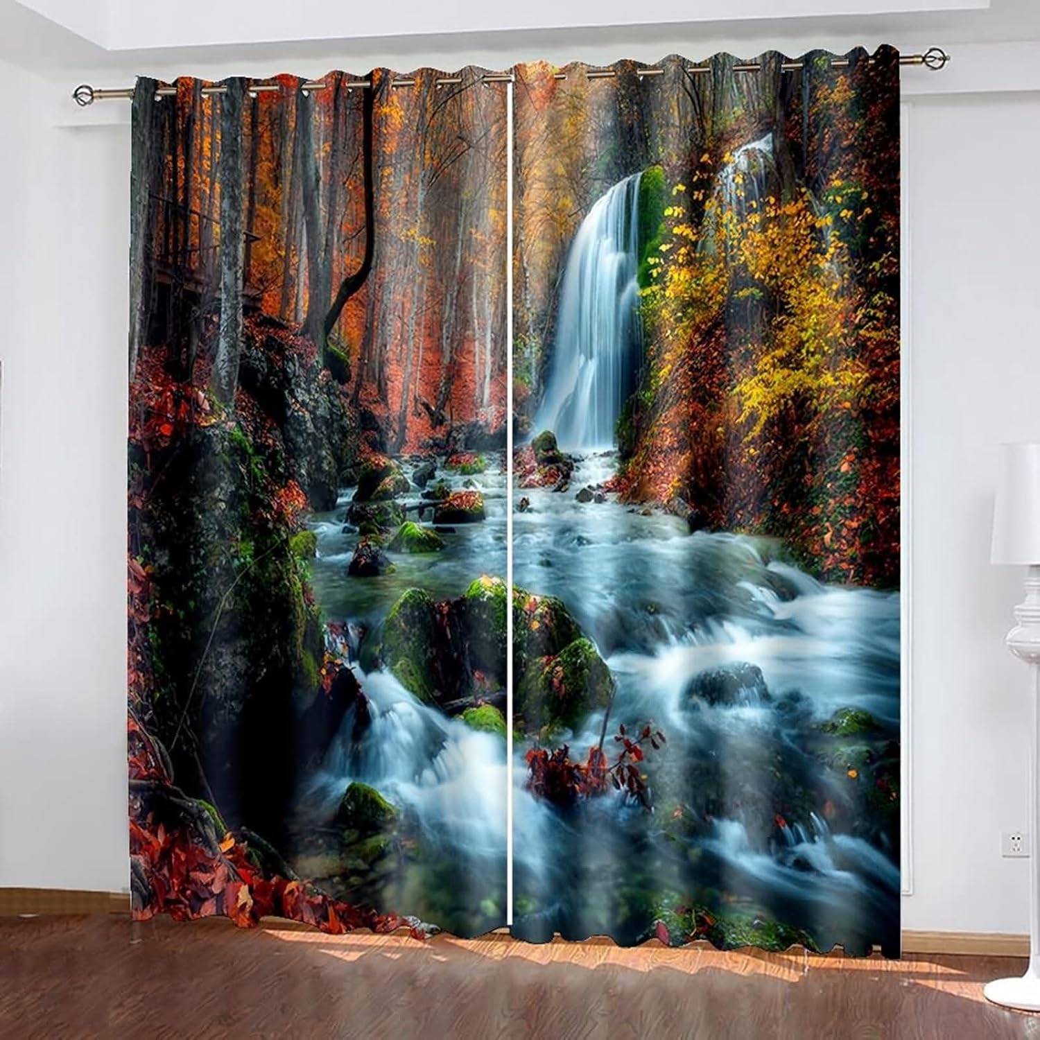 Homxi Blackout Curtains 2 Panels for Balcony Living Room