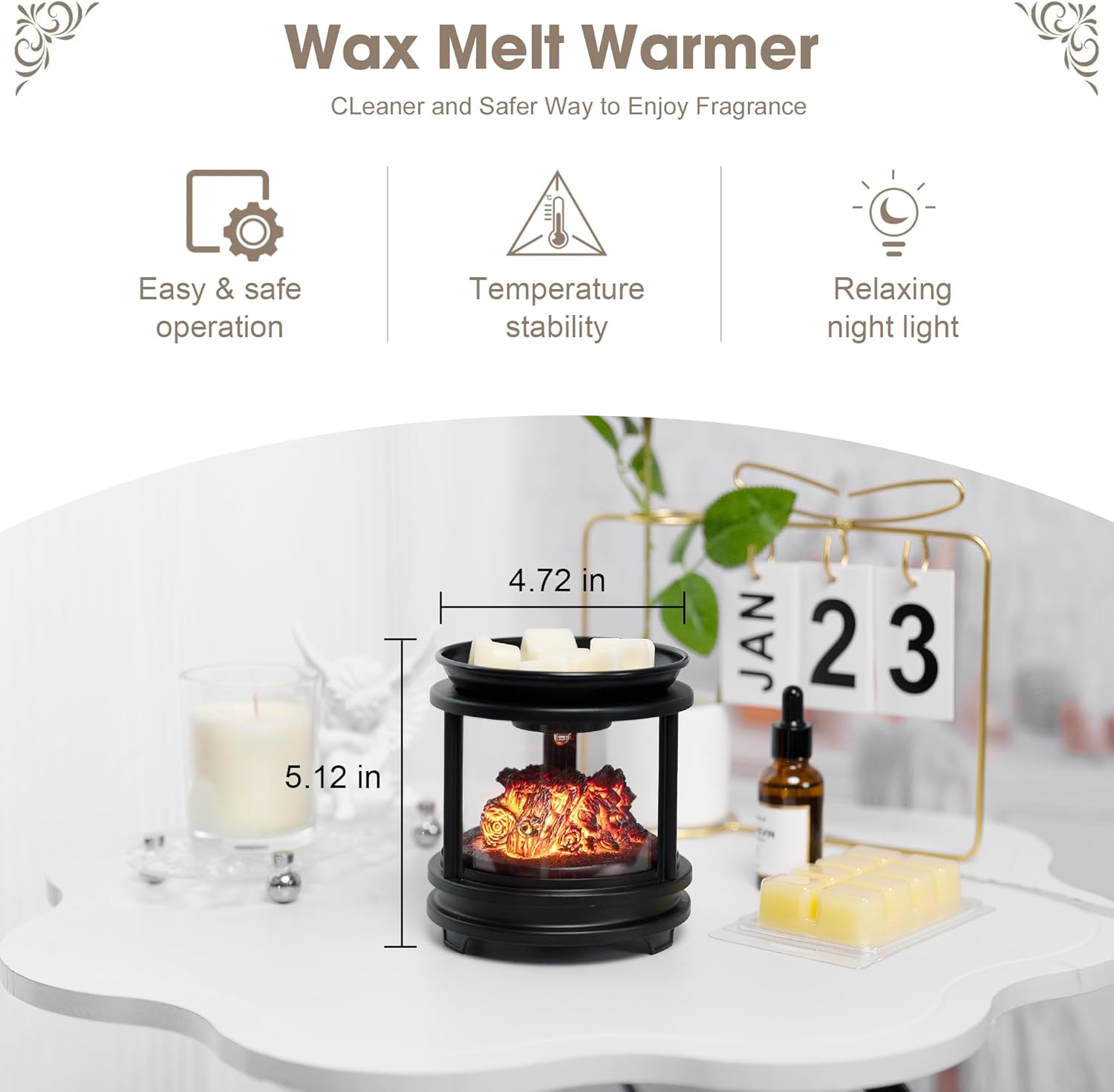 MOAFINA 3-in-1 Wax Melt Warmer with Timer