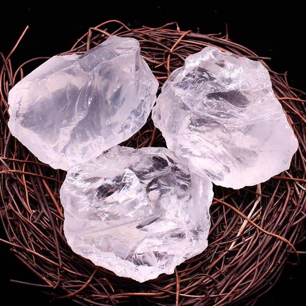 Natural White Crystal Stones for Decor and Collection