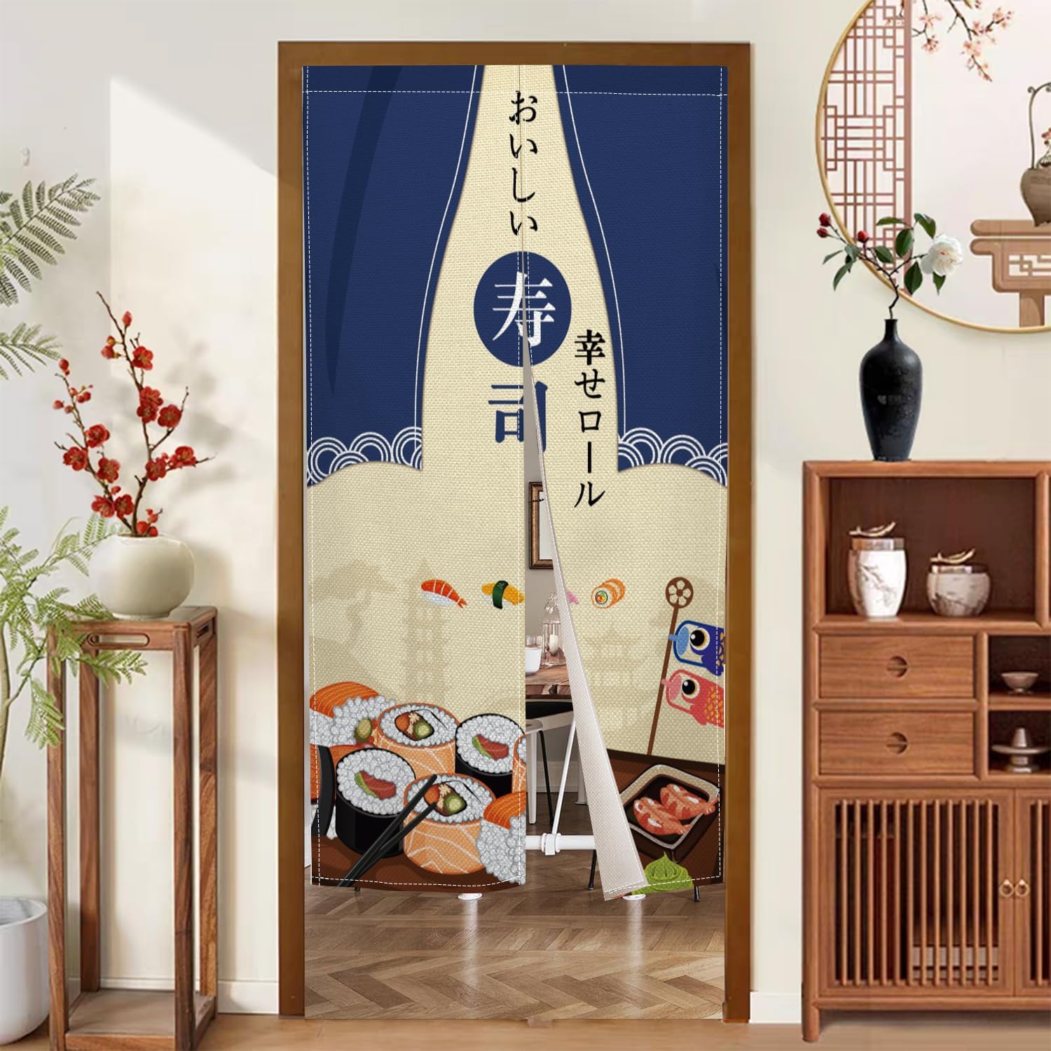 Japanese Noren Door Curtain 34x60 Inches 1