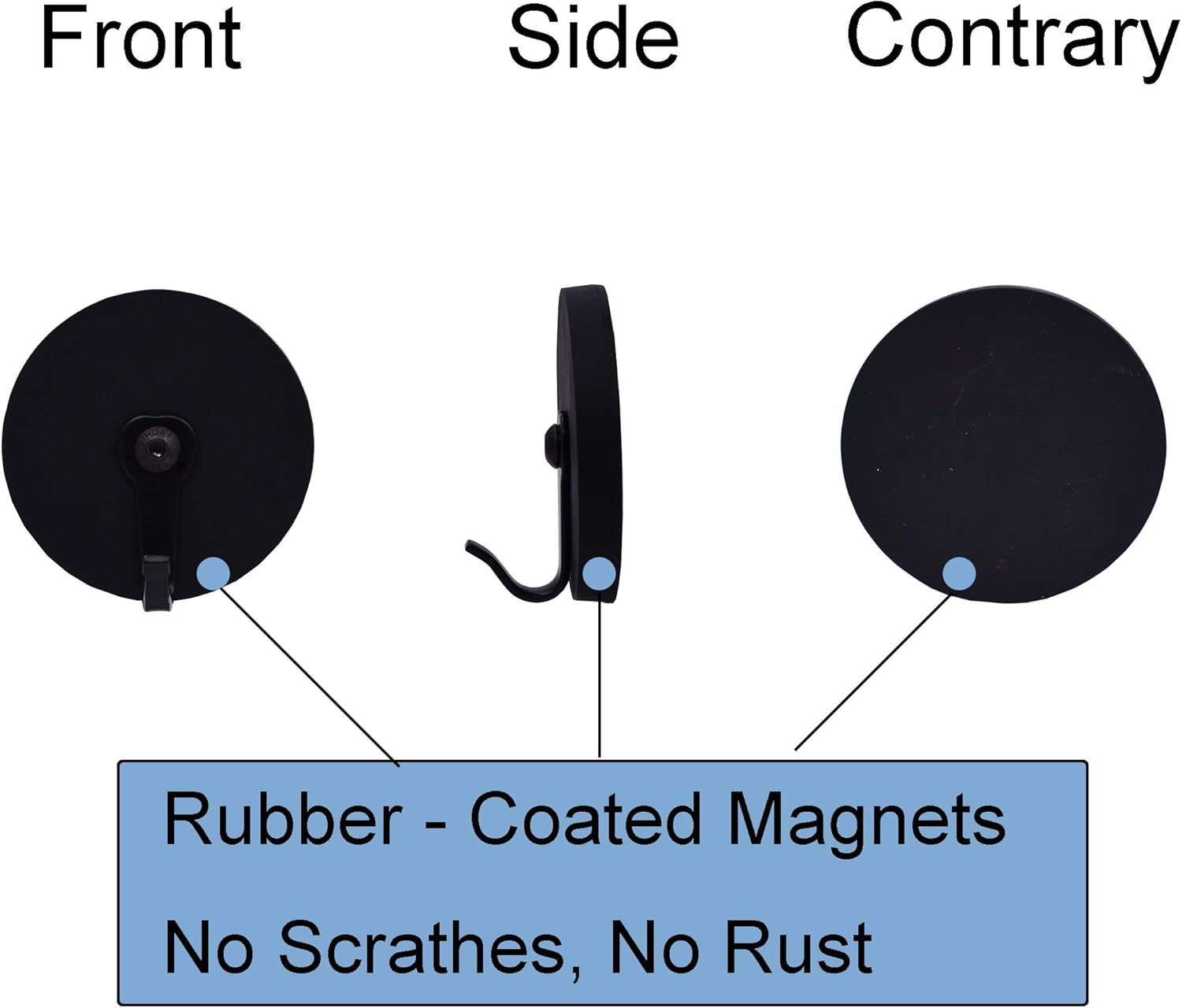 YYST Magnetic Wreath Hanger - 2 Pack