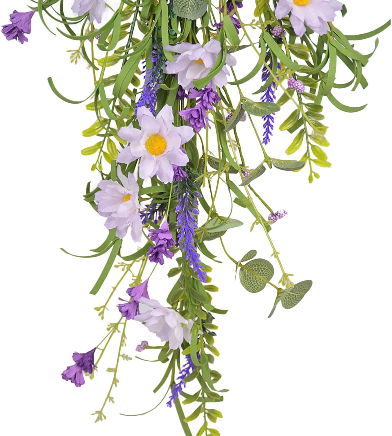 MGQ Spring Summer Teardrop Wreath Artificial Floral Swag