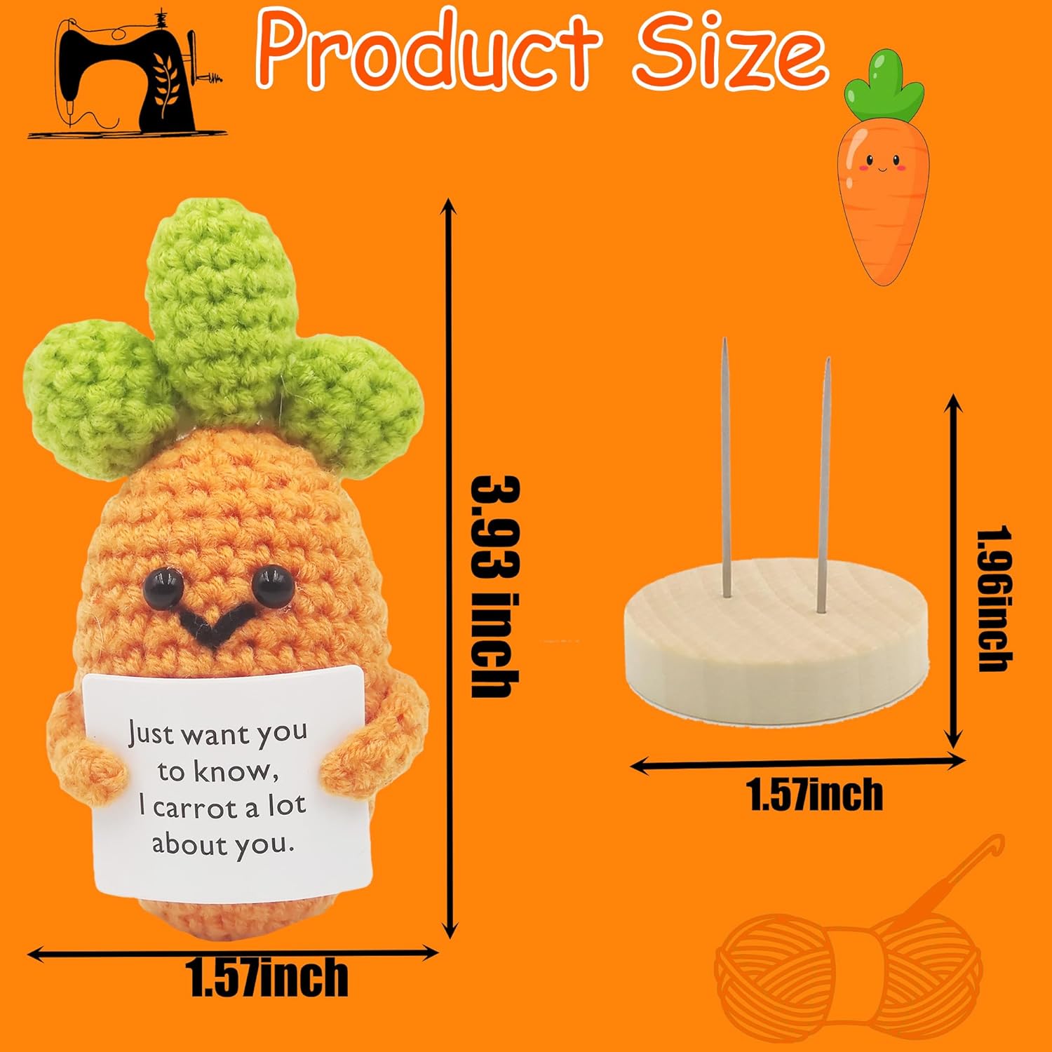 Handmade Mini Funny Emotional Support Pickle Figurine