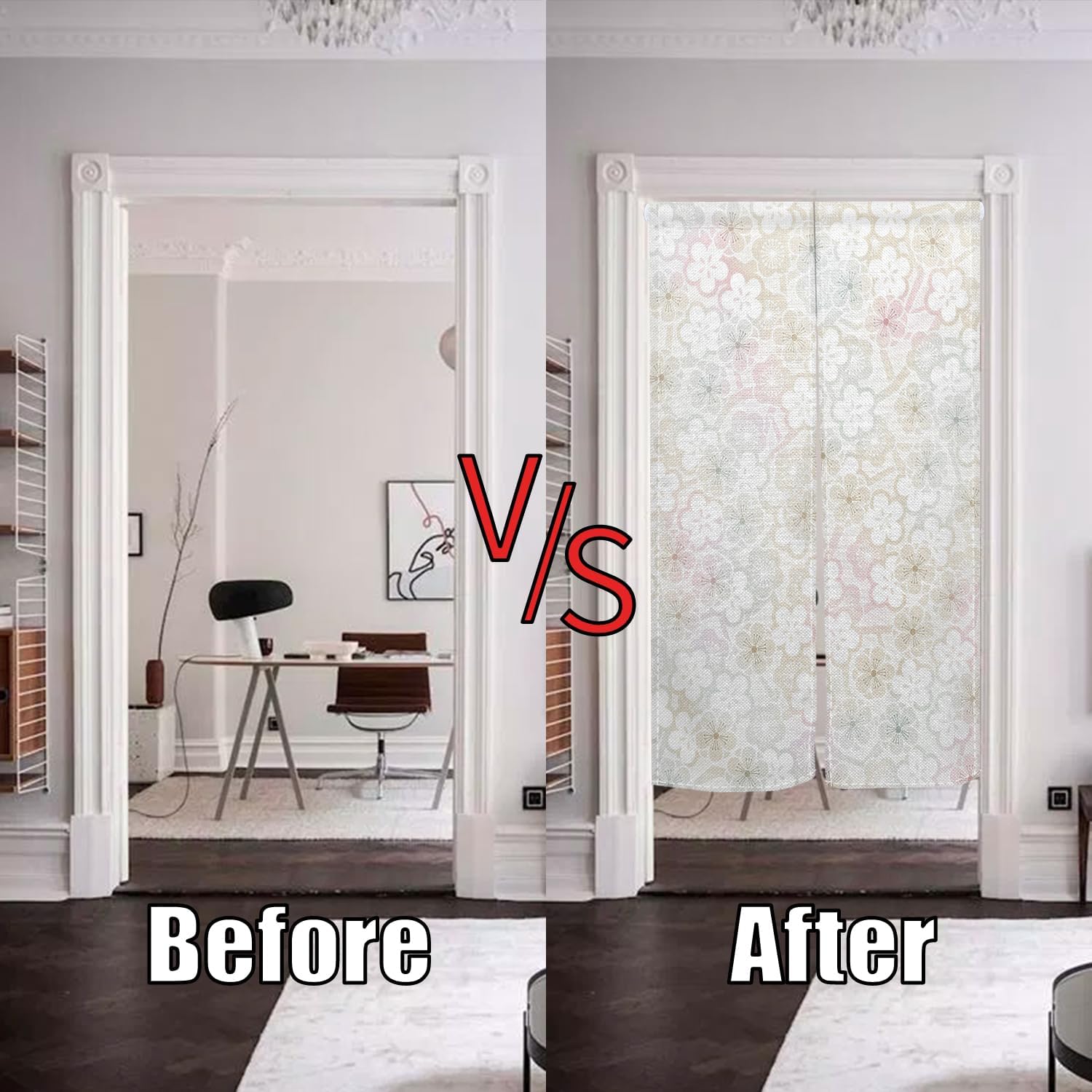Japanese Style Door Curtain for Home Kitchen Decor