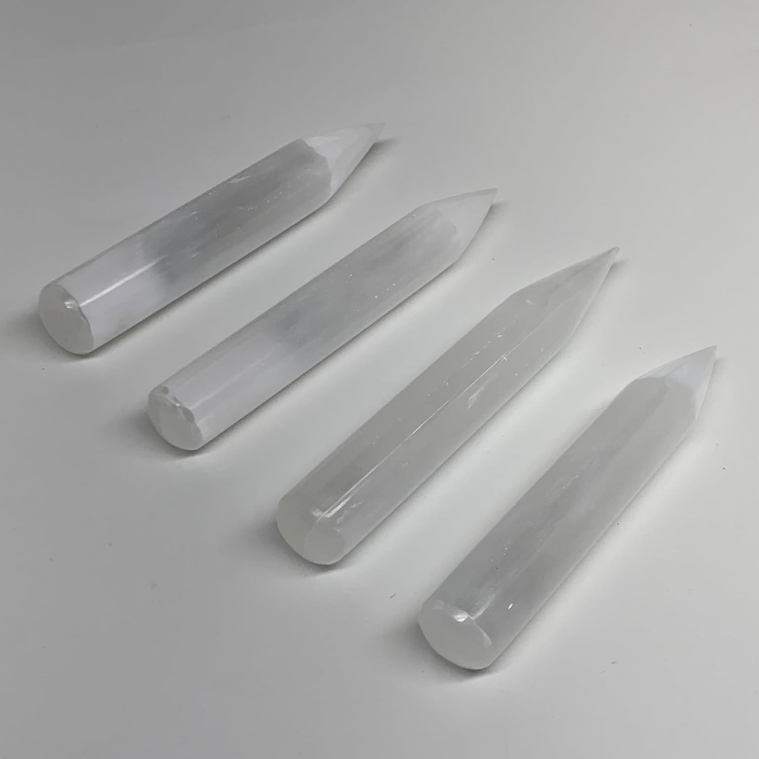 Selenite Crystal Wand for Meditation and Energy Healing