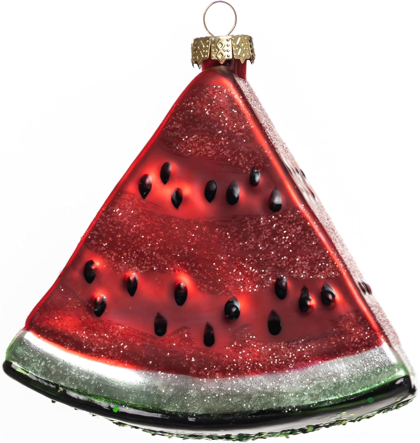 2pcs Glass Watermelon Christmas Ornaments for Tree