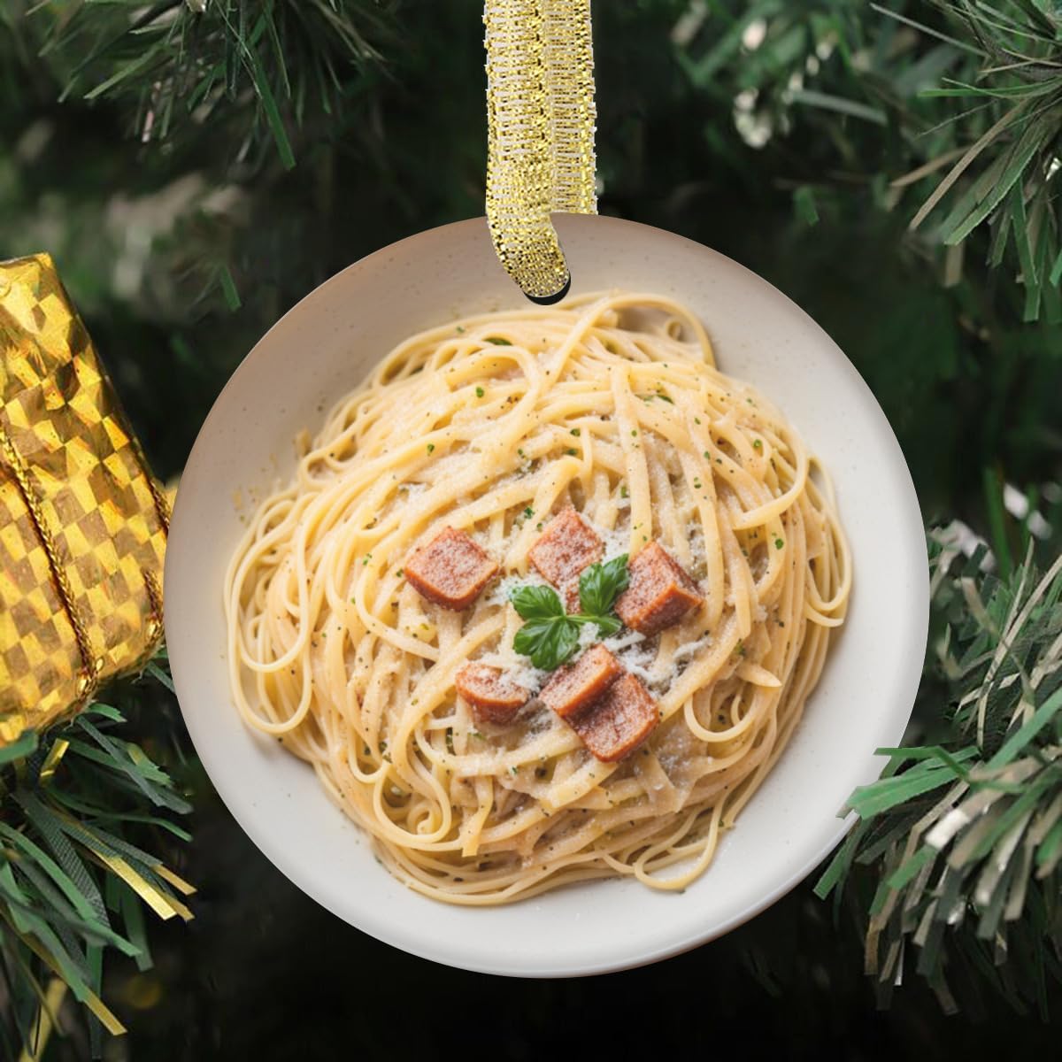 Custom Personalized Food Lover Christmas Ornament 1
