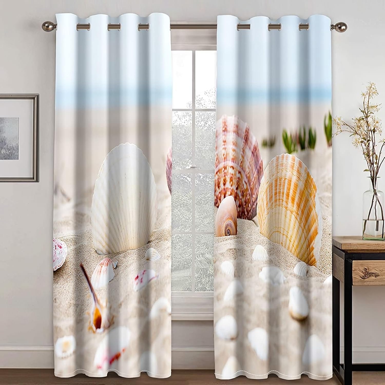 Homxi Blackout Curtains 2 Piece 92x90 Inch