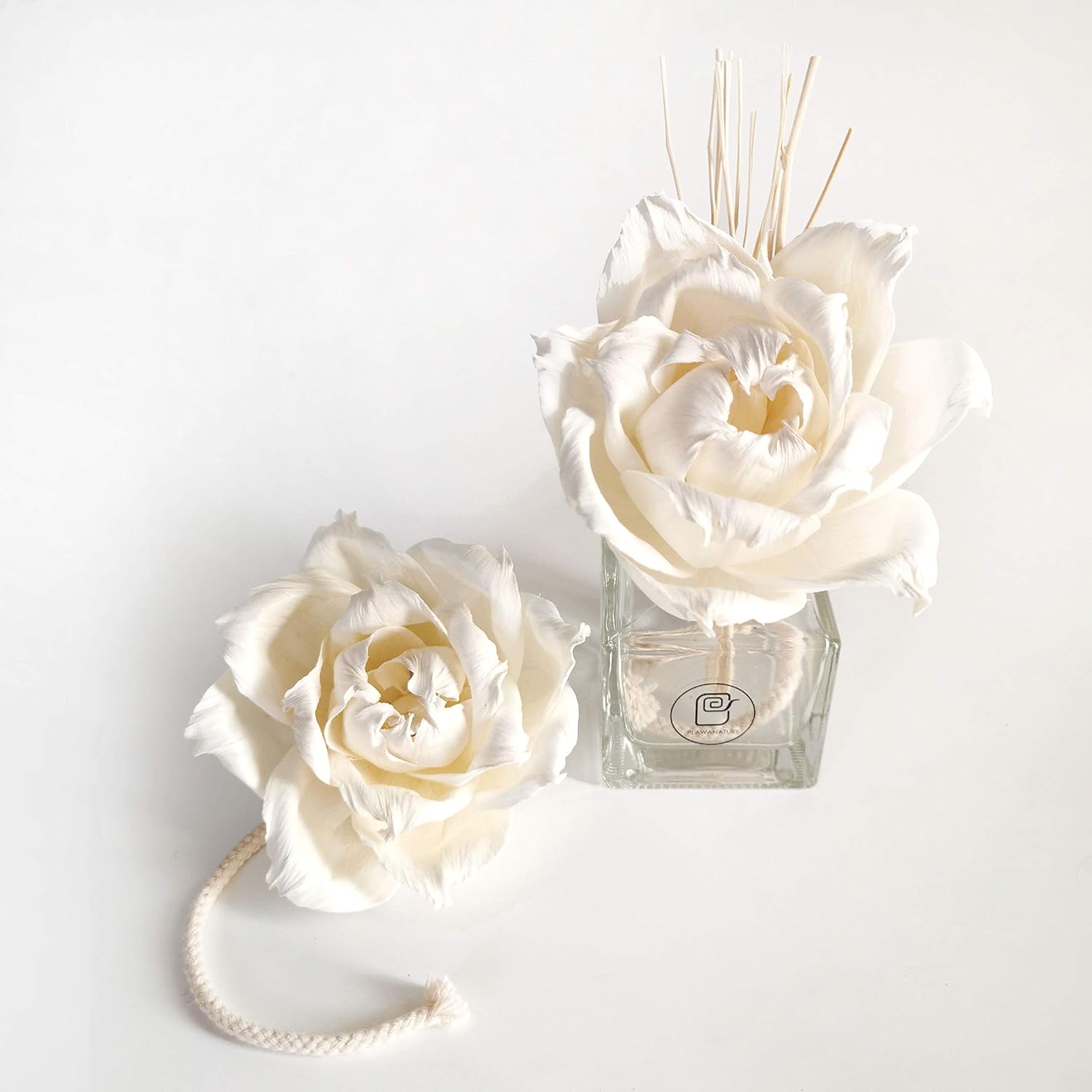2 Engagement Rose Sola Flower Diffuser Set