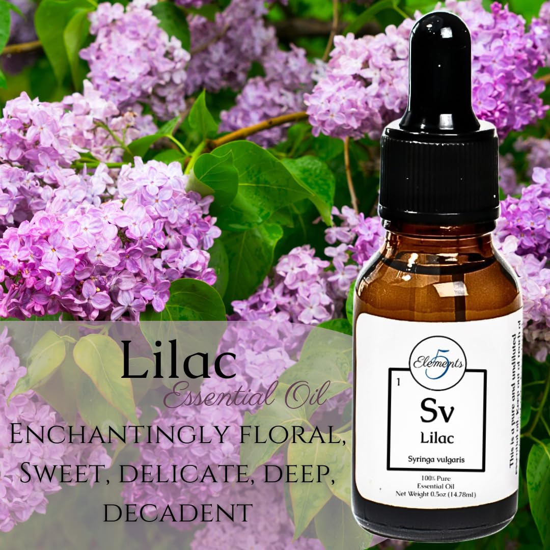 100 Pure Lilac Essential Oil for Aromatherapy and Home Fragrance